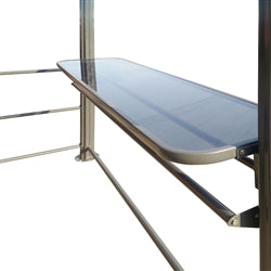 Aleko Aluminum Frame Hardtop BBQ Gazebo with Serving Tables - 8 x 5 x 8 Feet - GZBHTG01-AP