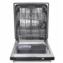 Thor Kitchen Package - 36 in. Natural Gas Range, Range Hood, Microwave Drawer, Refrigerator, Dishwasher