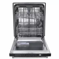 Thor Kitchen Package - 36 in. Natural Gas Range, Microwave Drawer, Refrigerator with Water and Ice Dispenser, Dishwasher