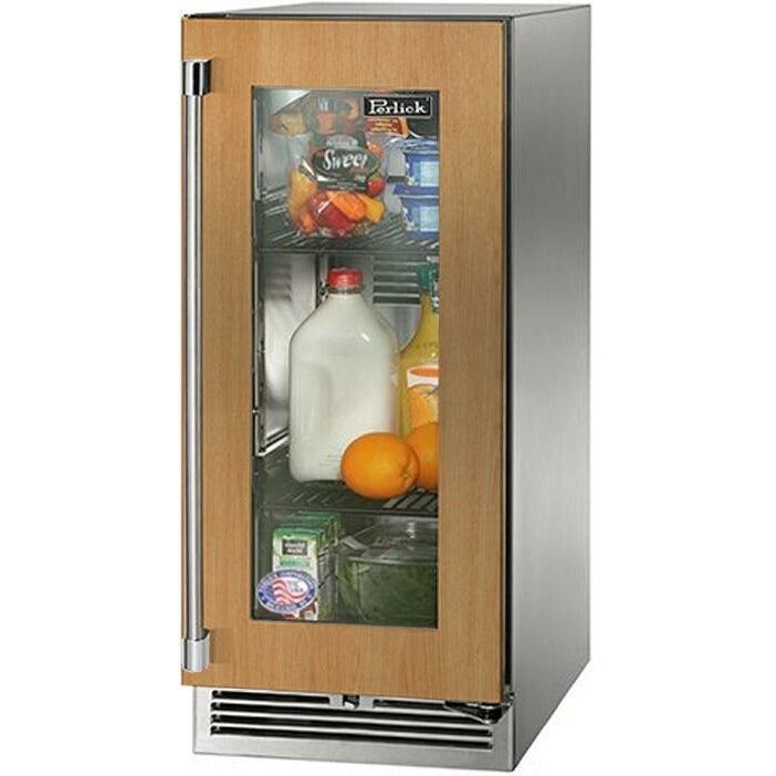 Perlick 15" Outdoor Refrigerator with 2.8 cu. ft. Capacity, Built-in Undercounter Panel Ready Door - HP15RO-4-4