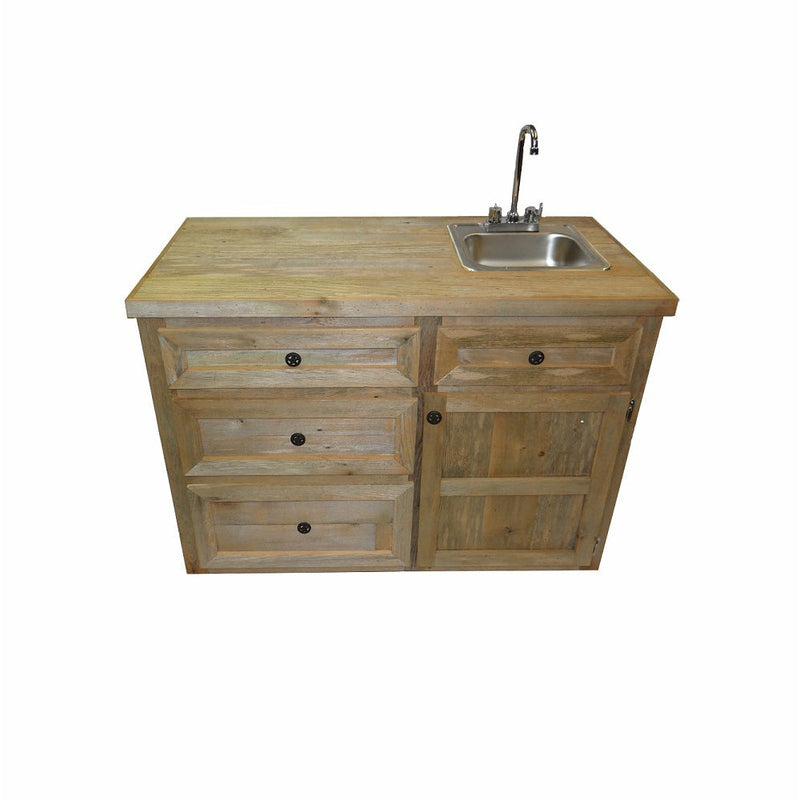 Haggards WET BAR - DOUBLE W/SINK - BLACK - HRWBDB017B