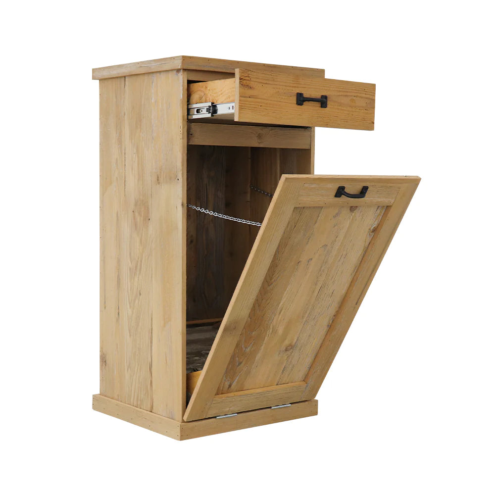Haggards Single Trash Drawer with Drawer - Tilt Out