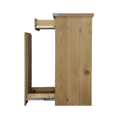 Haggards Single Trash Drawer with Drawer, Slide Out - HRTDSI101SB