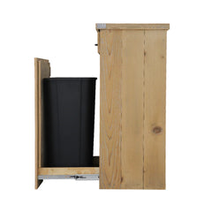 Haggards Single Trash Drawer with Drawer, Slide Out - HRTDSI101SB