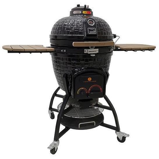 Icon Vision XR402 Deluxe Black Kamado Smoker Grill - CGXR402BDELUXE - Ate and Drank