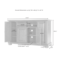 Crosley Alexandria 48" Tv Stand - KF10002A