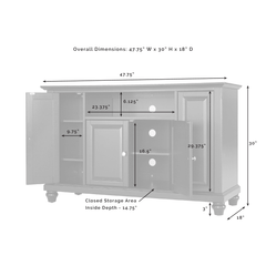 Crosley Cambridge 48" Tv Stand - KF10002D