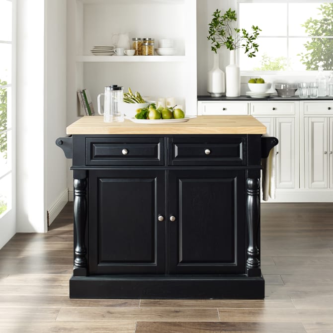 Crosley Oxford Butcher Block Kitchen Island  - KF30006