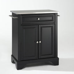 Crosley Cambridge 31 Inch Stainless Steel Top Portable Kitchen Island/Cart - KF30022B