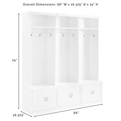 Crosley Harper 66 Inch 3pc Entryway Set - KF31008