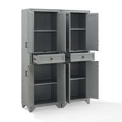 Crosley Tara 47.50 Inch 2pc Pantry Set - KF33005