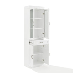 Crosley Stanton 2pc Glass Door Pantry Set White - KF33034WH
