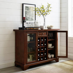 Crosley Lafayette Sliding Top Bar Cabinet - KF40002BBK