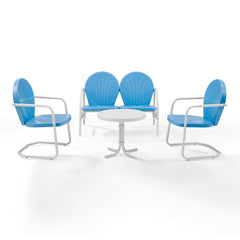 Crosley Griffith 4pc Outdoor Metal Conversation Set - KO10001