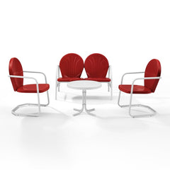 Crosley Griffith 4pc Outdoor Metal Conversation Set - KO10001