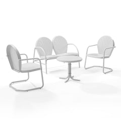 Crosley Griffith 4pc Outdoor Metal Conversation Set - KO10001