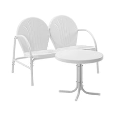 Crosley Griffith 2pc Outdoor Metal Conversation Set - KO10006