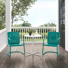 Crosley Bates 104 Inch 3pc Outdoor Metal Bistro Set - KO10009