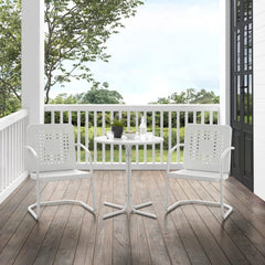 Crosley Bates 104 Inch 3pc Outdoor Metal Bistro Set - KO10009