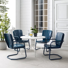 Crosley Ridgeland 104.50 Inch 5pc Outdoor Metal Dining Set - KO10015