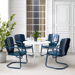 Crosley Ridgeland 104.50 Inch 5pc Outdoor Metal Dining Set - KO10015