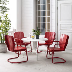 Crosley Ridgeland 104.50 Inch 5pc Outdoor Metal Dining Set - KO10015