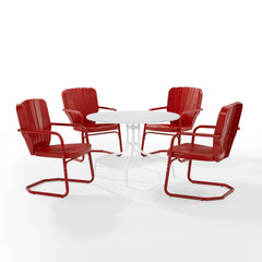 Crosley Ridgeland 104.50 Inch 5pc Outdoor Metal Dining Set - KO10015