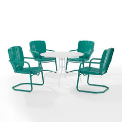 Crosley Ridgeland 104.50 Inch 5pc Outdoor Metal Dining Set - KO10015