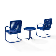 Crosley Bates 84 Inch 3pc Outdoor Metal Chair Set - KO10019