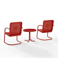 Crosley Bates 84 Inch 3pc Outdoor Metal Chair Set - KO10019