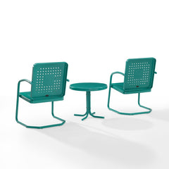 Crosley Bates 84 Inch 3pc Outdoor Metal Chair Set - KO10019