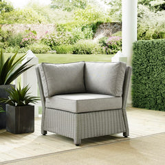 Crosley Bradenton 31.50 Inch Outdoor Wicker Sectional Corner Chair - KO70018