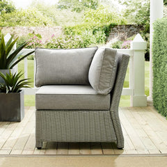 Crosley Bradenton 31.50 Inch Outdoor Wicker Sectional Corner Chair - KO70018