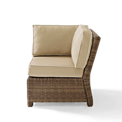 Crosley Bradenton 31.50 Inch Outdoor Wicker Sectional Corner Chair - KO70018