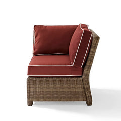 Crosley Bradenton 31.50 Inch Outdoor Wicker Sectional Corner Chair - KO70018