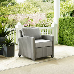 Crosley Bradenton 30.50 Inch Outdoor Wicker Armchair - KO70023