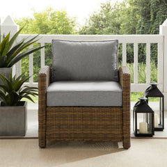 Crosley Bradenton 30.50 Inch Outdoor Wicker Armchair - KO70023WB