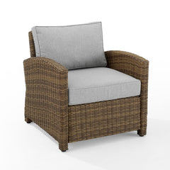 Crosley Bradenton 30.50 Inch Outdoor Wicker Armchair - KO70023WB
