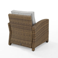 Crosley Bradenton 30.50 Inch Outdoor Wicker Armchair - KO70023WB