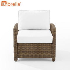 Crosley Bradenton 30.50 Inch Outdoor Wicker Armchair - KO70023WB