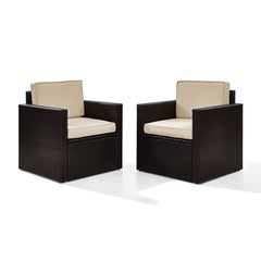 Crosley Palm Harbor 93 Inch 3pc Outdoor Wicker Chair Set - KO70055BR