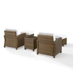 Crosley Bradenton 93 Inch 5pc Outdoor Wicker Armchair Set - KO70182WB