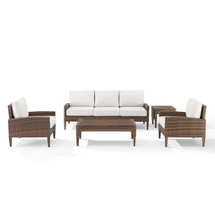 Crosley Capella 5pc Outdoor Wicker Sofa Set - KO70197BR