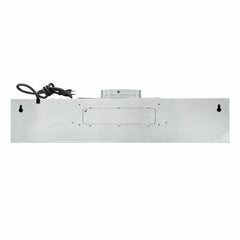 Cosmo 30" Under Cabinet Range Hood with Digital Touch Controls, 3-Speed Fan, LED Lights and Permanent Filters in Stainless Steel - COS-KS6U30