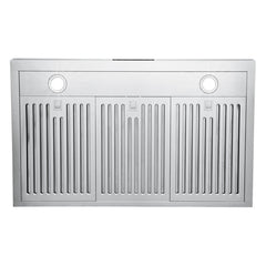 Cosmo 36" Under Cabinet Range Hood with Digital Touch Controls, 3-Speed Fan, LED Lights and Permanent Filters in Stainless Steel - COS-KS6U36