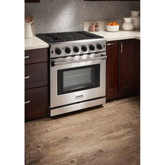 Thor Kitchen 30 in. Propane Gas Range, Range Hood, Dishwasher and Refrigerator
