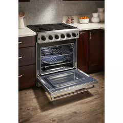 Thor Kitchen 30 in. Propane Gas Range, Range Hood, Dishwasher and Refrigerator