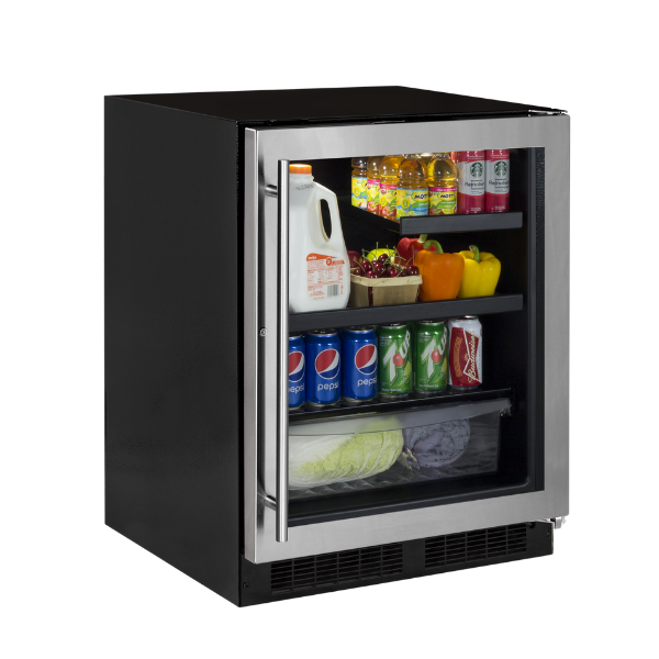 Marvel 24-IN LOW PROFILE BUILT-IN BEVERAGE CENTER WITH CONVERTIBLE SHELF AND MAXSTORE BIN - MABV224