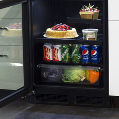 Marvel 24-IN LOW PROFILE BUILT-IN BEVERAGE CENTER WITH CONVERTIBLE SHELF AND MAXSTORE BIN - MABV224