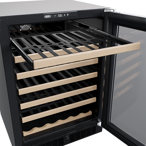 Marvel 24-IN BUILT-IN SINGLE ZONE WINE REFRIGERATOR WITH WINE CRADLE - MLWC124